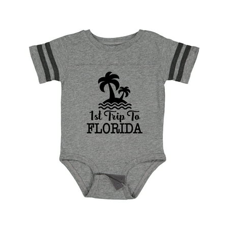 

Inktastic First Trip to Florida Vacation Gift Baby Boy or Baby Girl Bodysuit
