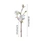 thumbnail image 3 of Flores artificiales de magnolia de 20 pulgadas Ramo de magnolias falsas Pétalos de espuma blanca azul rosa Mesa de mesa para el hogar, 3 of 6