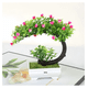 thumbnail image 2 of Árbol Bonsaí Belug Artificial Con Maceta Hogar Y Oficina Flores Rosa, 2 of 4
