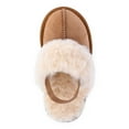 thumbnail image 4 of Pawz Girls Faux Shearling Slippers with Slingback Strap, 4 of 5