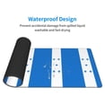 thumbnail image 3 of Honduras Flag Large Non-Slip Rubber Base Mousepad Keyboard Mouse Mat Desk Pad With Stitched Edges 31.5x11.8inch\r\n﻿, 3 of 7