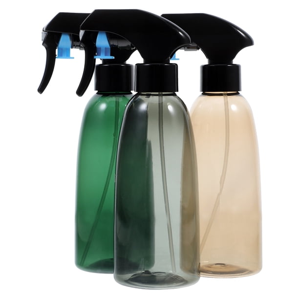 3 botellas rociadoras transparentes para plantas, rociador de riego por nebulización para jardinería, hogar, botellas rociadoras de plástico reutilizables de 320 ml