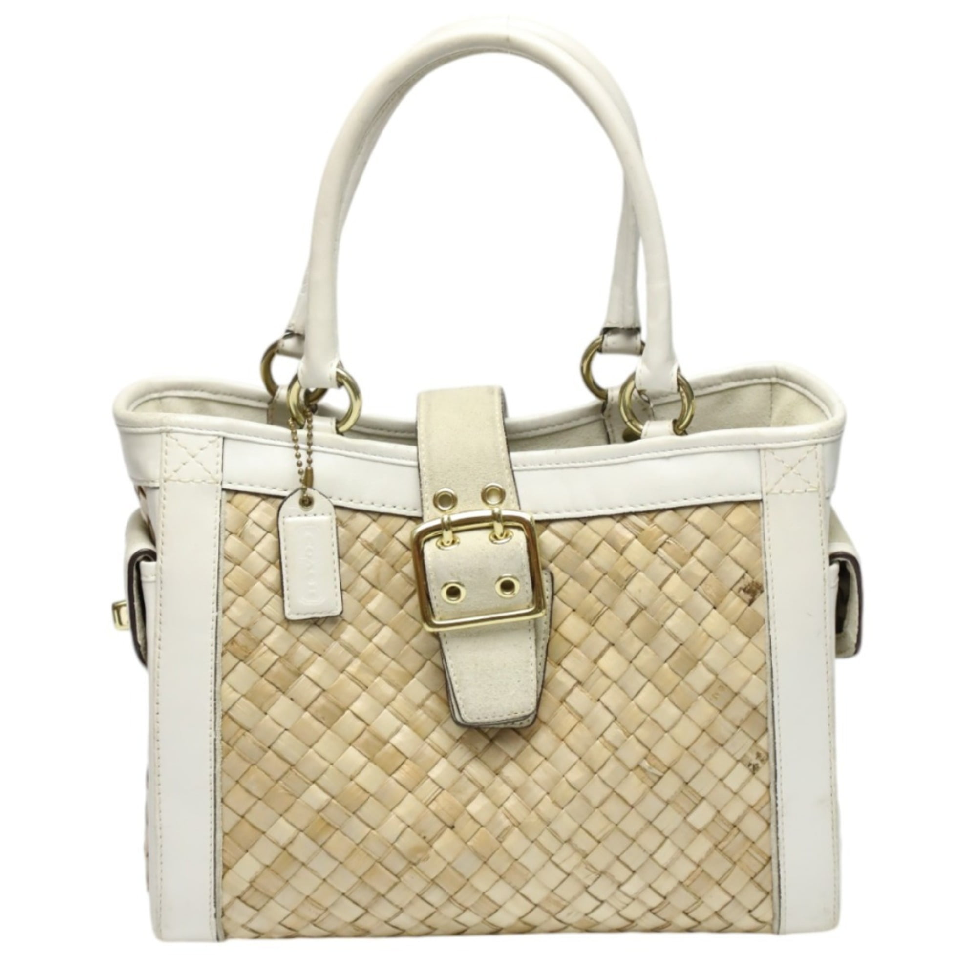Coach 93811 Honeycomb Yellow With Gold Hardware Leather Women's