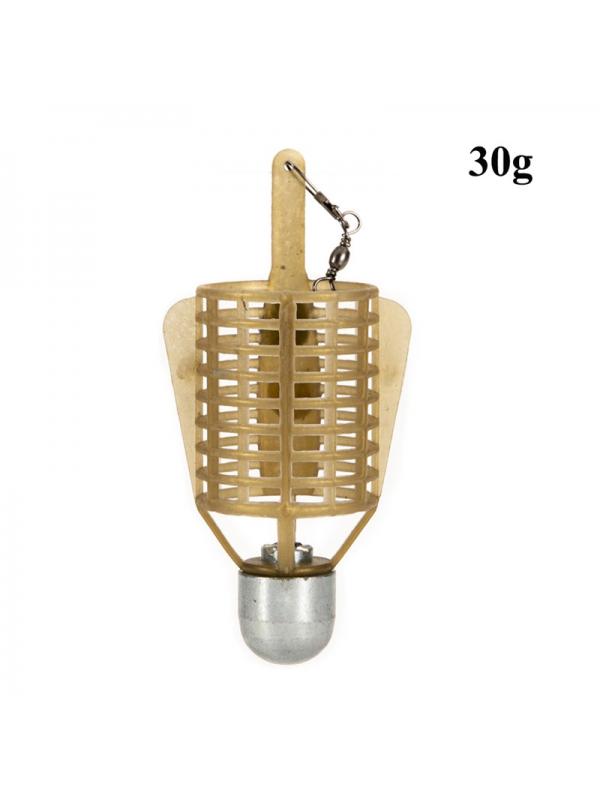 Fishing Bait Cage Fishing Connector Lead Sinker Fishing Feeder Bait