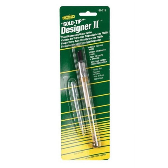 Fletcher 01-711 Gold-Tip Designer II Glass Cutter