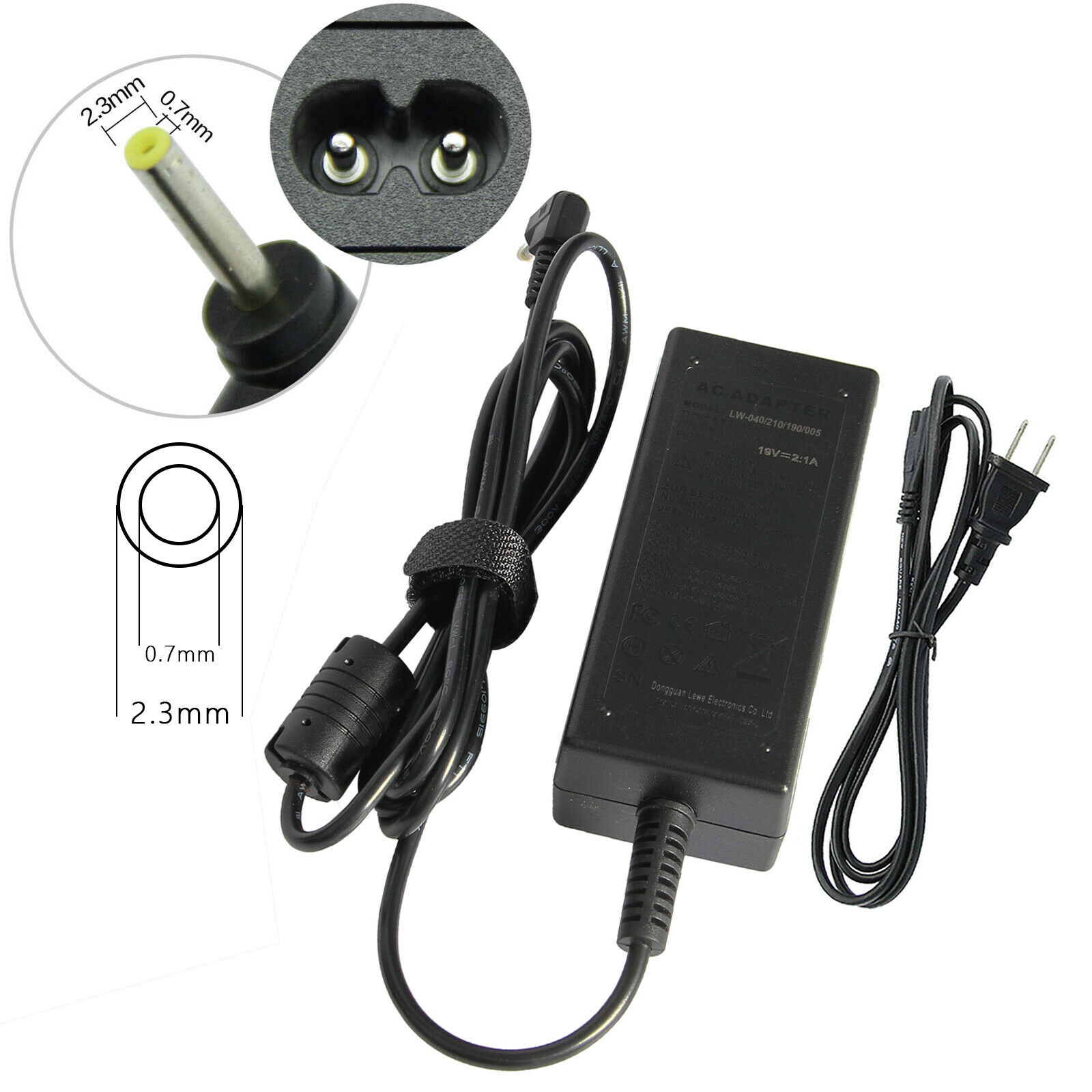 For Asus Eee Pc 1005 1005pe 1005ha 1005hab 1001p 1101ha Ac Power Adapter Charger Walmart Com
