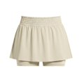 thumbnail image 4 of uublik Golf Skirts For Women With Shorts Athletic Skirts Inner Shorts High Waisted Golf Skort for Workout Pickleball, Khaki, 4 of 4