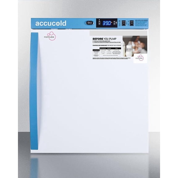 Summit Appliance MLRS1MC 1 cu. ft. Countertop Momcube Breast Milk Refrigerator, White