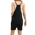 thumbnail image 5 of Coduop Women's Casual Sleeveless Jumpsuit V Neck Loose Short Playsuit with Pockets, 5 of 6