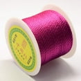thumbnail image 2 of 1 Roll 27.34 Yards(25m) 3mm Nylon Thread Bead Thread Nylon Thread Stringing Materials for DIY Bracelets Necklace Beading Jewelry Making and Crafts Medium Violet Red, 2 of 2