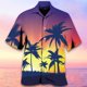 thumbnail image 3 of Camisas hawaianas para hombre, estampado tribal de árbol de coco en 3D, ropa para hombre, ropa deportiva holgada de gran tamaño, camisa de manga corta de diseñador callejero, 3 of 5