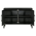 thumbnail image 4 of Rhomtree Easy Assembly Sideboard MDF Metal, Black, 4 of 8