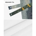 thumbnail image 6 of Tie Up Valance Curtain for Kitchen,Yellow Wildflower Summer Meadow Rod Pocket Short Curtains Adjustable Tie-Up Shade Valances,Country Oil Painting Window Treatment for Bathroom Living Room Bedroom, 6 of 8