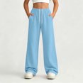 thumbnail image 2 of LckLvx Sweatpants for Boys Girls Wide Leg Elastic Waist Outdoor Casual Pants with Pockets, 2 of 9