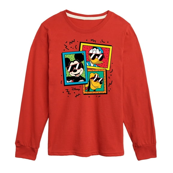 Disney - Mickey Friends Sunglasses - Toddler & Youth Long Sleeve Graphic T-Shirt