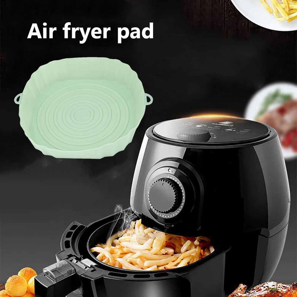 FunnyBeans Air Fryer Silicone Pot, Round Food Safe Non Stick Air Fryer