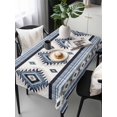 thumbnail image 6 of Blue Boho Table Cloth, Southwestern Ethnic Aztec Retro Geometric Waterproof Tablecloth for Rectangle Tables, Reusable Washable Fabric Table Cover for Restaurant Kitchen Dining Tables 54"x108", 6 of 6