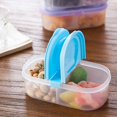 thumbnail image 2 of CAYU Durable Food Storage Box 2 Lattices Sealed Crisper Grains Tank Kitchen Sorting Container Cans For Coarse Cereals, 2 of 7