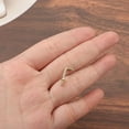 thumbnail image 3 of 100 Pack 1/2 Inch Right Angle Screw Hooks, Square Screw-In Hooks, Small Hooks for Hanging L Hooks, 3 of 5