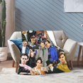 thumbnail image 5 of Blanket Soft and Comfortable Warm Fleece Freddy Carter Throw Blankets Beach Blanket Decoration Gift for Decor Living Room Dormitory Picnic Yoga Sofa Bed Camping Travel All Season, 5 of 6