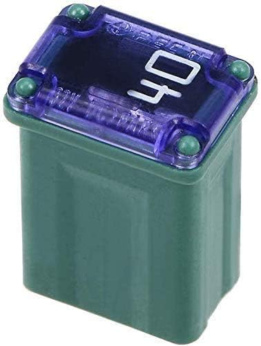 EDS 25 Pack Micro Cartridge Auto Fuses, FMM/MCASE Fuse Kit, 5 Each - 15A, 20A, 25A, 30A, 40A, Auto Fuse Assortment for Ford F150, Ram, Subaru, Mazda, Cars SUVs and Trucks