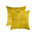 thumbnail image 1 of Natural Torino Quattro Color Cowhide Pillow | 2-Pack | 18"x18", 1 of 2