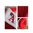 thumbnail image 4 of Christmas Ornaments Knitted Hosiery Wool Hosiery Embroidered Dog's Paw Snowflake Children's Candy Gift Bag red Christmas Stocking Gift Bag Christmas Tree Ornaments, 4 of 19