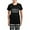 With Checker Pant, variant on CafePress - SUNDAY FUNDAY Women's Dark Pajamas - Women's Short Sleeve Print T-Shirt and Pants Dark Cotton Pajama Set