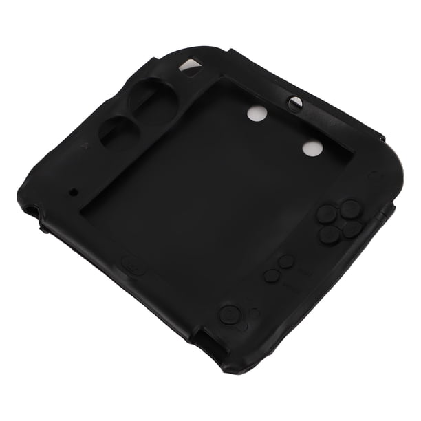 Funda De Silicona Para 2DS Funda Protectora Para Mando 2DS Con Tapa Y Base Protector De Pantalla Contra Arañazos Y Golpes Material PET Transparente Silicona Suave Para Fácil