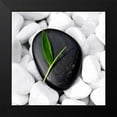 thumbnail image 2 of PhotoINC Studio 20x20 Black Modern Framed Museum Art Print Titled - Zen Stone, 2 of 5