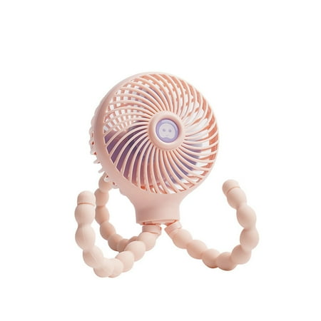 

Listenwind Portable Mini Octopus Handheld Fan with Flexible Tripod USB Rechargeable Battery Powered Hand Held Fans for Pram Car Office Bedside Travel