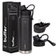 thumbnail image 1 of Termo de Acero Inoxidable BUFFER Negro Antigoteo 700 ml, 1 of 8