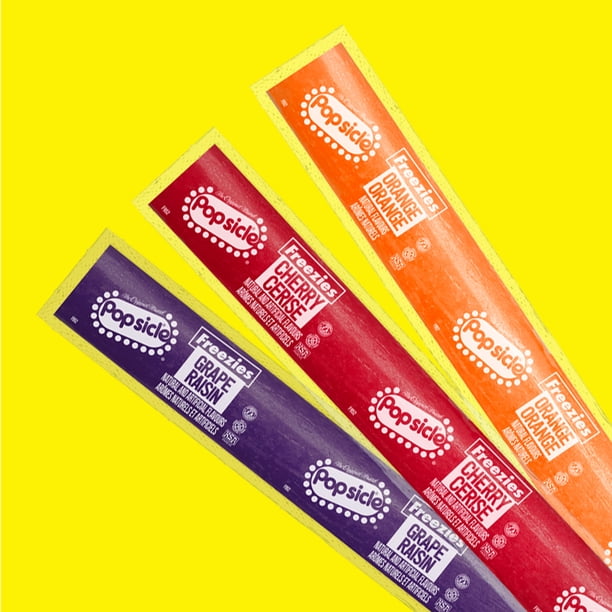 Popsicle Freezies - Orange, Cherry, Grape - 48 x 42 ml - Walmart.ca