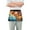 Abstract Swirling Colors, variant on Tower in Park Server Apron with 3 Pockets Waterproof Waitress Waist Short Apron for Man Woman 12 Inches