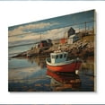 thumbnail image 2 of Designart "Canada Coastal euphony II" Transportation Print on Natural Pine Wood, 2 of 5