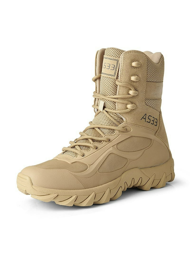 Daeful Mens Military Combat Tactical Work Boots Anti-Slip  display picture 1