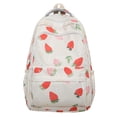 thumbnail image 3 of Mochila Fresa Patrón FLhrweasw Gran Capacidad Estudiantes Diario Rosa, 3 of 3