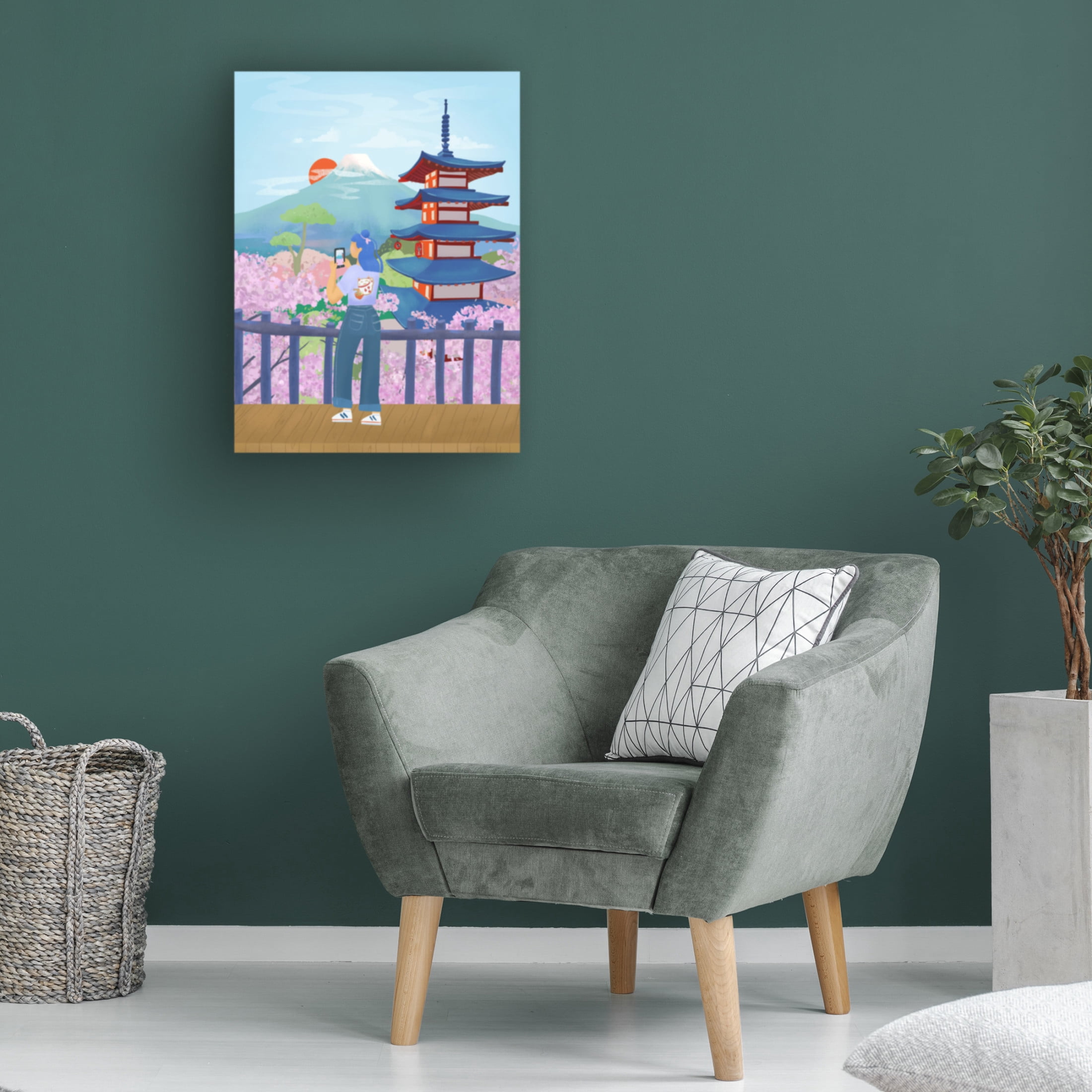 Trademark Fine Art Petra Lizde  Japan Canvas Wall Art