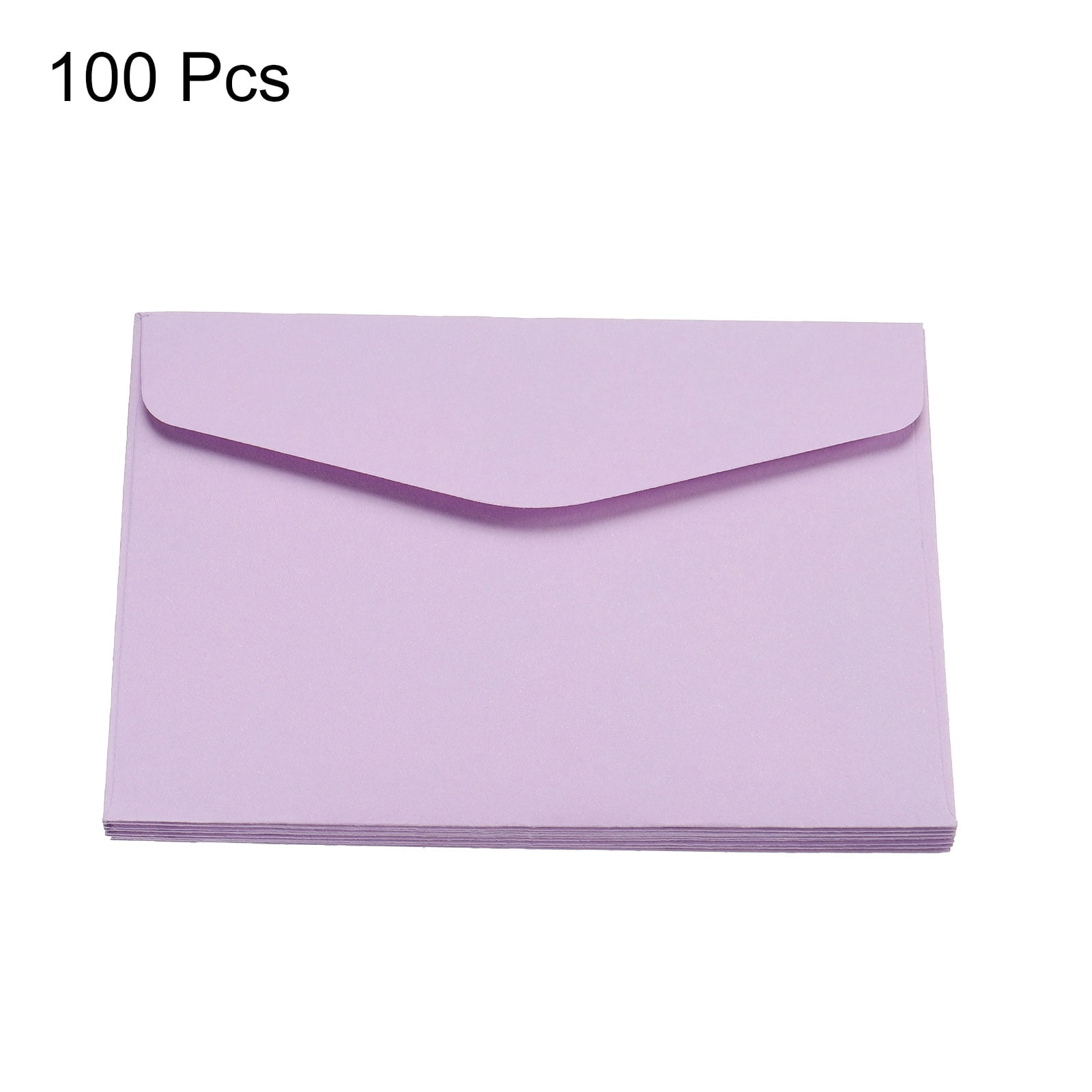 Unique Bargains Blank Small Items Storage Holder Mini Envelopes Lilac