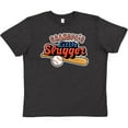 thumbnail image 3 of Inktastic Grandpa's Little Slugger Youth T-Shirt, 3 of 5