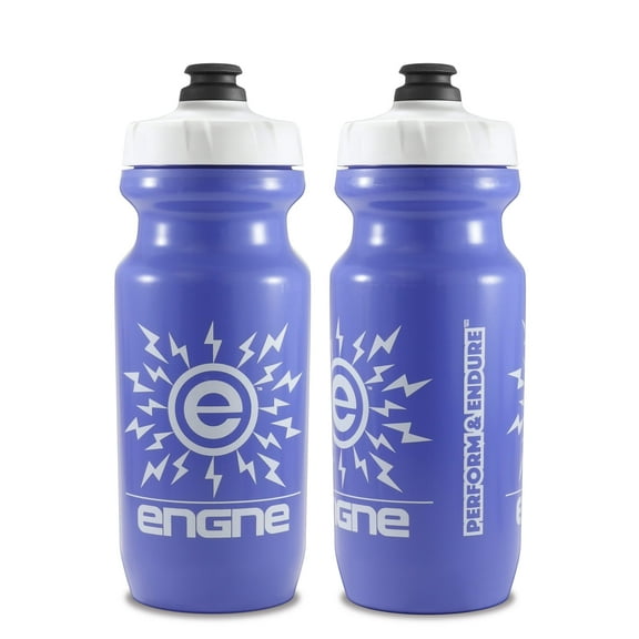 NGN Sport – High Performance Bike Water Bottles – 21 oz | Medium Purple  White (2-Pack) (2-Pack)