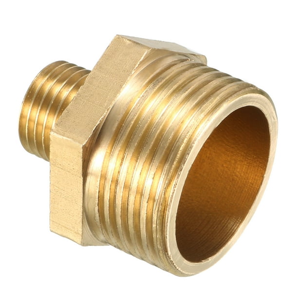 Brass Pipe Fitting, Reducing Hex Nipple 3/4 BSP Male x 1/4 BSP Male ...