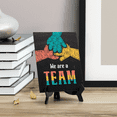 thumbnail image 3 of We are a Team, Table Sign with Acrylic Stand (6x8“), 3 of 4