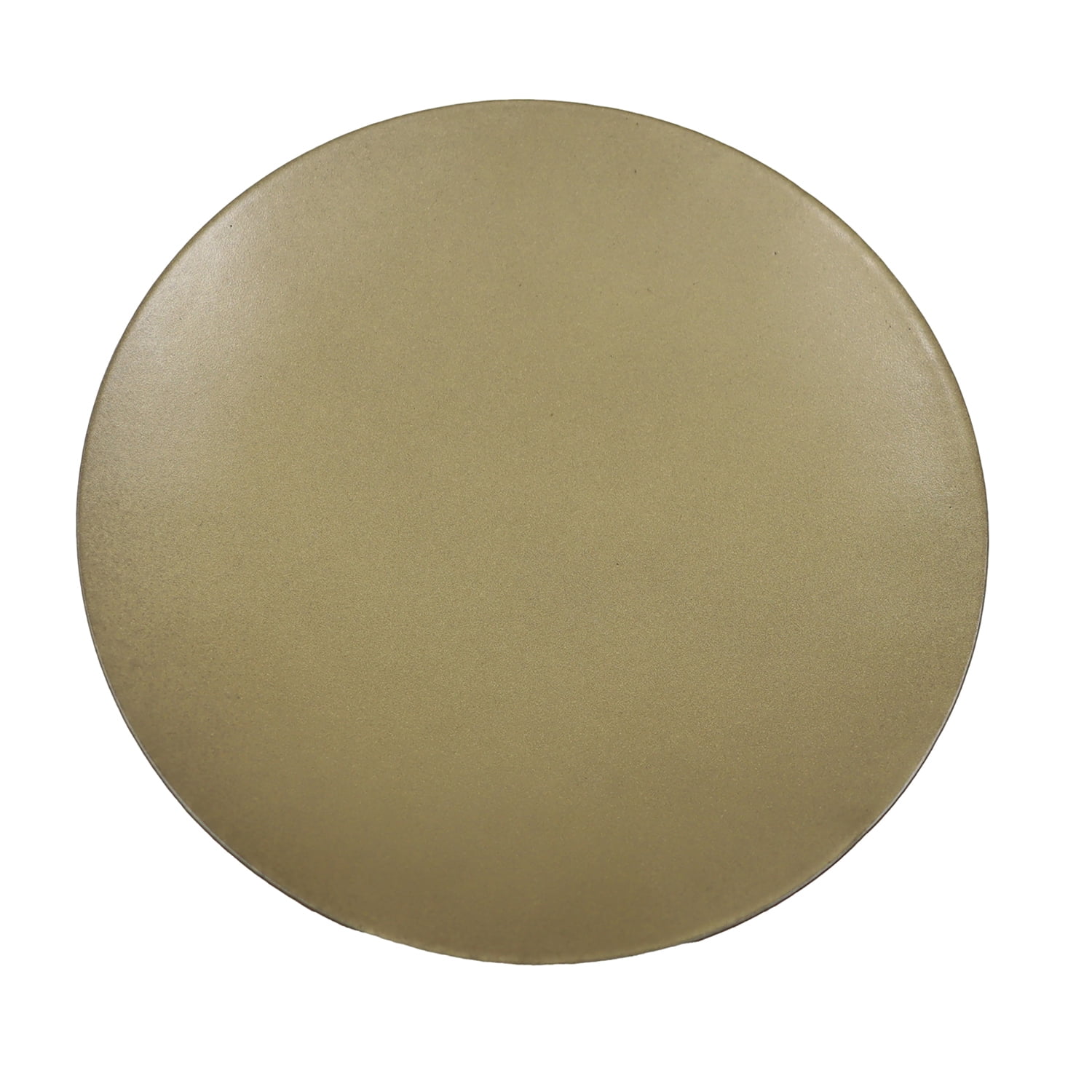 (3 pack) Mainstays Decorative Gold Tone Metal Pillar Tealight Candleholder Plate, 5"