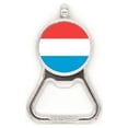 thumbnail image 1 of Luxemburgo national flag Europa país Acero inoxidable Metal cerveza tapa sacacorchos, 1 of 3