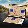 thumbnail image 1 of Kit de tablero de boletos de baloncesto de dos cara Kit de licencia de magnética de entrenador Portátil con tablero de entrenamiento de balon, 1 of 8