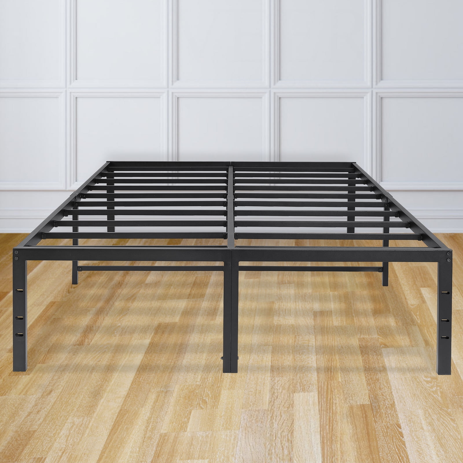Lusimo Full Size Bed Frame 18 inch Heavy Duty Metal Bed Frame