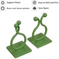 thumbnail image 2 of 120 clips de plantas para plantas trepadoras, clips de pared de plantas verdes para tracción de vides, clips de fijación de plantas, clips de plantas autoadhesivos, gancho de fijación para p, 2 of 5