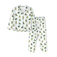 thumbnail image 1 of Fotbe Cute Avocado Yoga Conjunto de Pijama de Manga Larga para Mujer con Estampado, Ropa de Dormir de 2 Piezas, Conjunto de Casa Suave y Cómodo con Bolsillos-Medium, 1 of 7