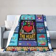 thumbnail image 1 of LHSHID Teacher Appreciation Gifts Throw Blanket Soft Fuzzy Fleece Blanket For Couch Bed Living Room Decoration 60x80in, 1 of 6